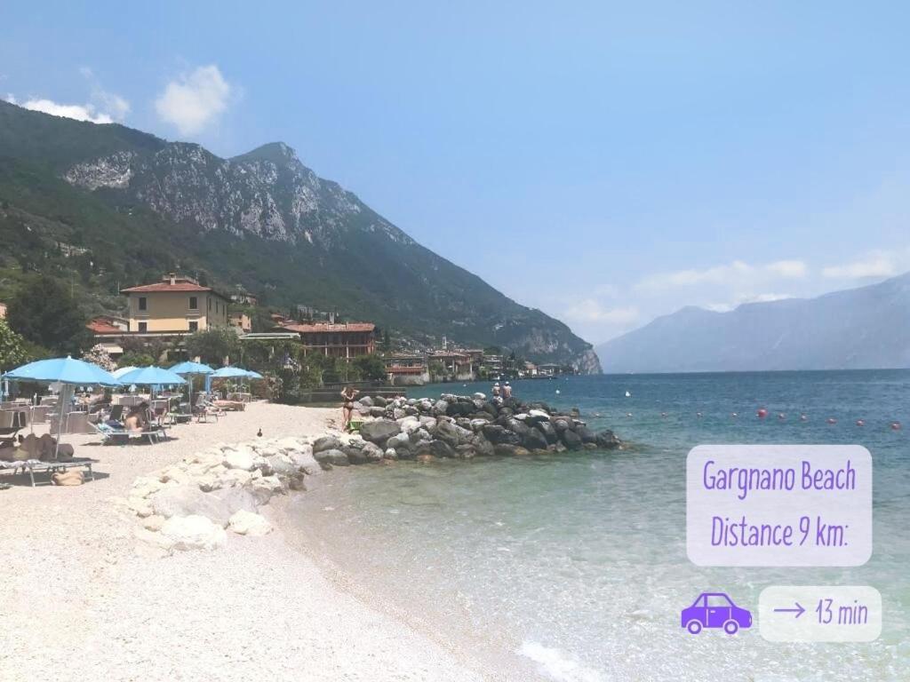 Panorama Lake View, Pool & Garden, 2 Bathrooms, Kingsize & Single-Beds, Fast Internet Toscolano Maderno Exterior foto